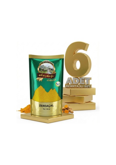 Aluçdağı Zerdeçal 6x100 Gr