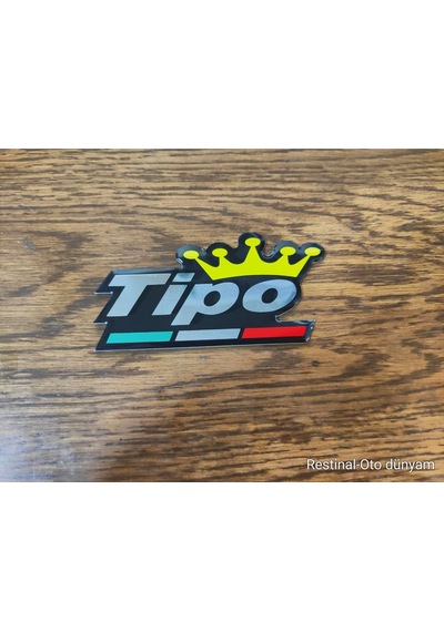 Fiat Tipo Taçlı Pleksi Arma Logo İtalyan Bayraklı Oto Bagaj Yan Kapı Amblem Etiket 3mbantlı Tipo Set