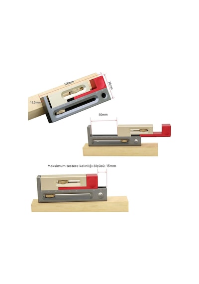 Rox Wood 0040 Alüminyum Hassas Zıvana Boşluk İşaretleme Aparatı