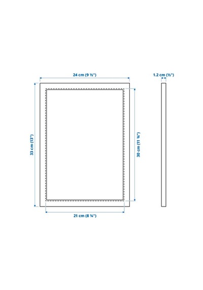 Ikea Fıskbo Fotoğraf Çerçevesi 21 X 30 Cm Açık Yeşil