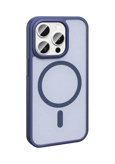 Apple Uyumlu iPhone 15 Pro Max Kılıf Magsafe Şarj Özellikli Mat Arka Yüzey Sio Kapak