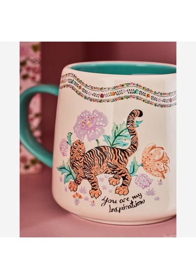 Ekru Stoneware Kupa 340 Ml