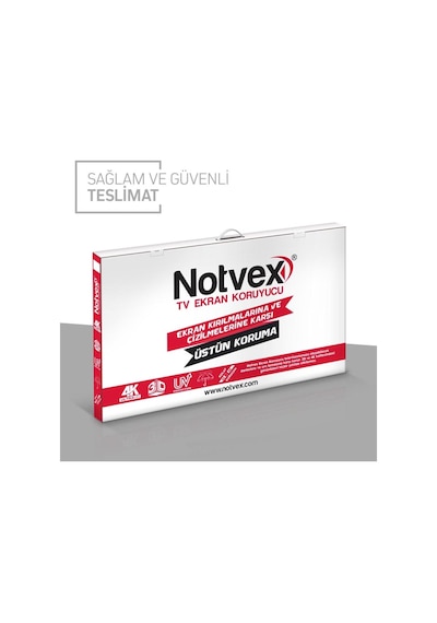 Notvex 55 İnç 140 Ekran Tv Ekran Koruyucu / 3 MM Kalınlık