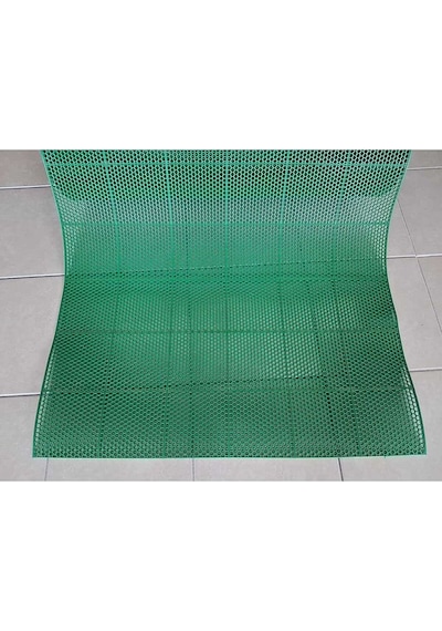 Pvc Kare Paspas 90 X 200 Cm Yeşil Banyo Kaymaz Yer Zemin Matı