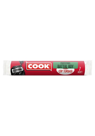 Cook Çöp Torbası Profesyonel Battal Boy 10'lu