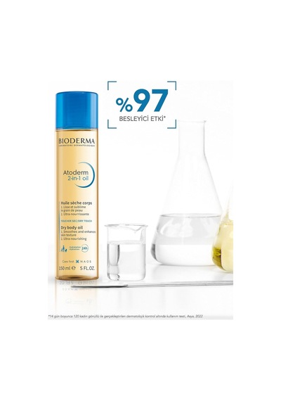 Bioderma Atoderm 2-ın-1 Body Oil Hamileler Için Çatlak Önleyici Nemlendirici Besleyici Cilt Bakım Yağı 150 Ml