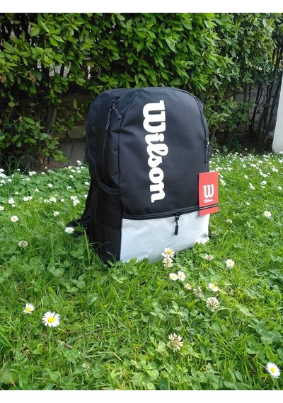 Shopiolog Wilson Gri Sırt Çantası Unisex Çift Gözlü Çanta Gri