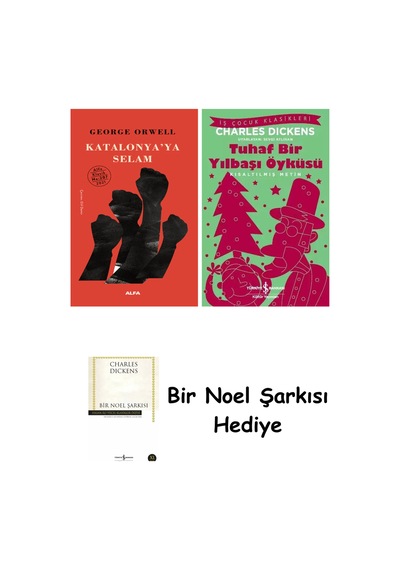 Katalonya Ya Selam Ciltli + Tuhaf Bir Yılbaşı Öyküsü + Bir Noel Şarkısı