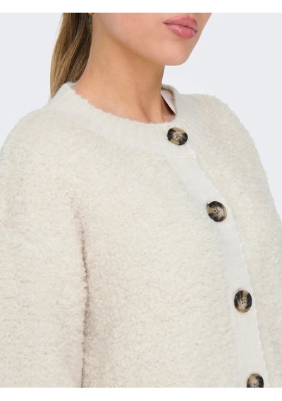 Jdy Jdyeira Life L/s Oneck Cardigan Kadın Hırka 15337012 Ekru