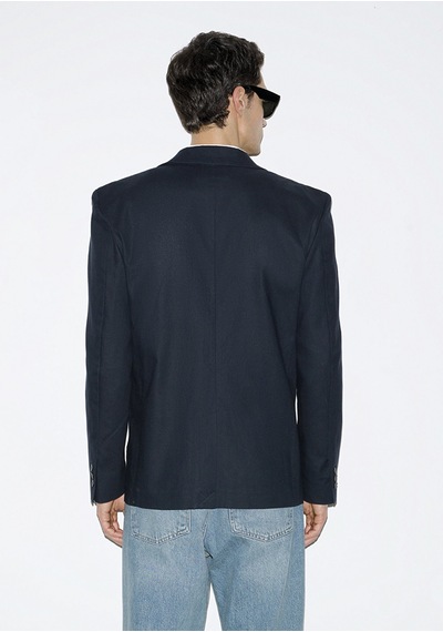Mavi - Keten Karışımlı Lacivert Blazer 0110828-86623