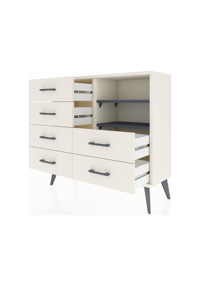 Arges Şifonyer 2 Raflı 6 Çekmeceli 88x30x80 Aytaşı-antrasit/aytaşı Antrasit/aytaşı Arges Şifonyer 2 Raflı 6 Çekmeceli 88x30x80 Aytaşı-antrasit/aytaşı Antrasit/aytaşı