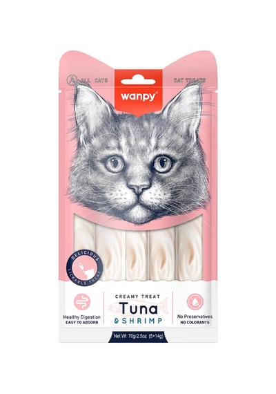 Ton Balığı&karides 5x14 Gr Likit Kedi Ödülü