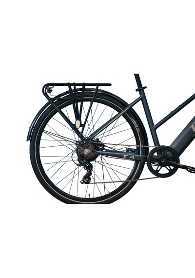 Torc T 4 W 7-v Hd Elektrikli Bayan Şehir Bisikleti - 46 Cm Füme-gri