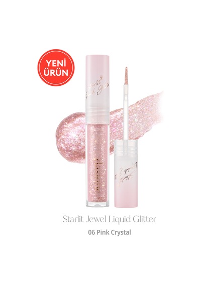 Dasique İnci Işıltılı Likit Glitter Starlit Jewel Liquid Glitter 06 Pink Crystal 06 Pink Crystal