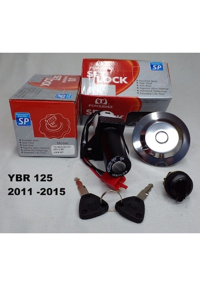 Yamaha Ybr 125-k Kontak Seti 2011-2015 Kontak,kilit,depo Kapağı
