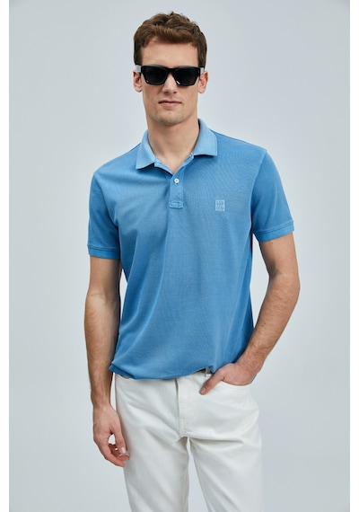 Lufian Vernon Smart Erkek Polo Tişört İndigo İndigo 111040205100250 Indigo