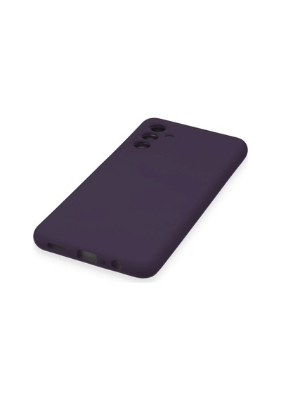 Newface - 393 - Samsung Galaxy A14 4g Kılıf Nano İçi Kadife Silikon - Edntrend - - Mor