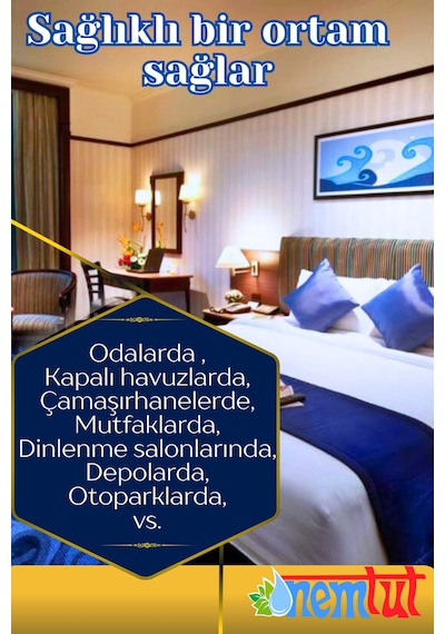Nemtut Otel ve Konaklama Yerlerine Özel Kötü Koku Nem Rutubet Tutucu