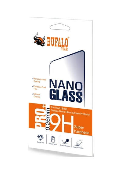 Bufalo Oppo A54 Ekran Koruyucu 6D Nano Tam Kaplayan Siyah