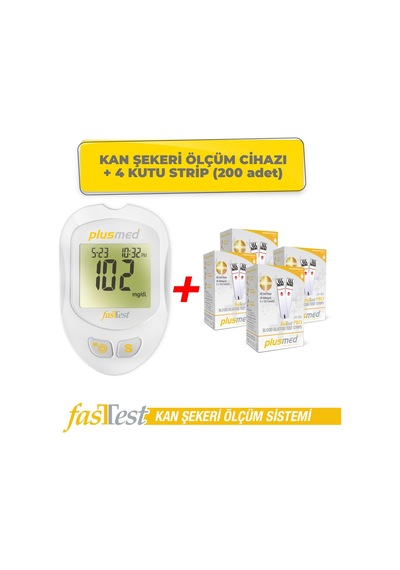 Fasttest Ölçüm Cihazı ve 4 Kutu Strip