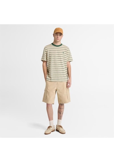 Timberland Brookline Poplin Cargo Short Erkek Şort-33317 Açık Kahverengi