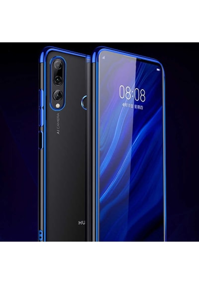 Huawei Y9 Prime 2019 Kılıf Zore Dört Köşeli Lazer Silikon Kılıf