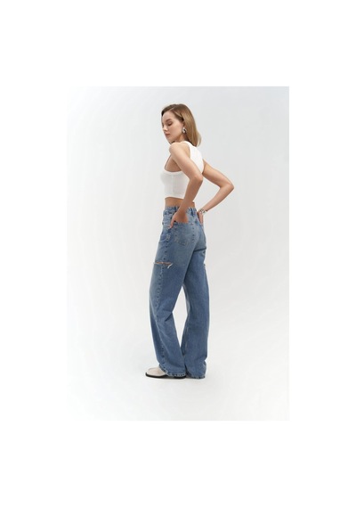Mai Collection Mai Studios Co. Fleur Fitilli Halter Yaka Beyaz Crop Beyaz
