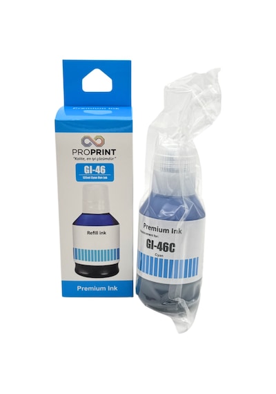 Proprint Canon Gx7050 Mavi Uyumlu Mürekkep 135 Ml Gı-46