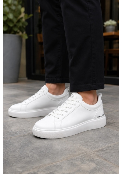 Ht Hotin Lynx Erkek Günlük Sneaker Bağcıklı Rahat Tabanlı Şık Casual Spor Ayakkabı - Beyaz Ht Hotin Lynx Erkek Günlük Sneaker Bağcıklı Rahat Tabanlı Şık Casual Spor Ayakkabı - Beyaz