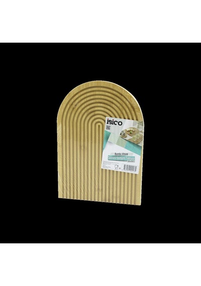 Hubrendy Tedarik Bambu Servis Tepsisi Sunum Tahtası 22x32 Cm Çift Taraflı Diğer