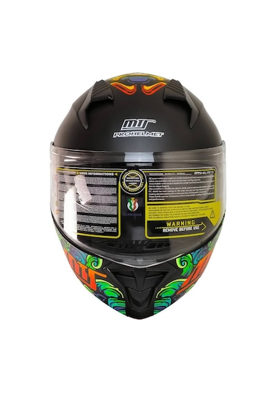 Motosiklet Çene Açılır Kask Güneş Vizörlü Ece 22.06 Sertifikalı New Motor Kaskı V2 Dragon Çok Renkli