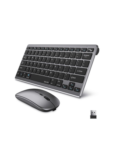 Kablosuz Klavye Mouse Seti Şarj Edilebilir Uczzzkb02klavye-1 Diğer
