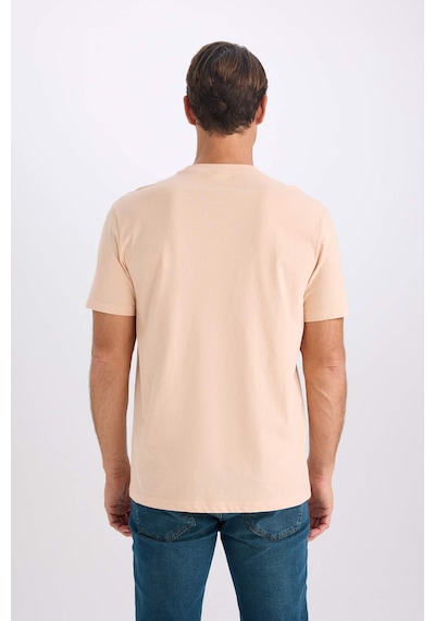 DeFacto %100 Pamuk New Regular Fit Bisiklet Yaka Basic Düz Kısa Kollu Tişört V7699AZ25SPPN672