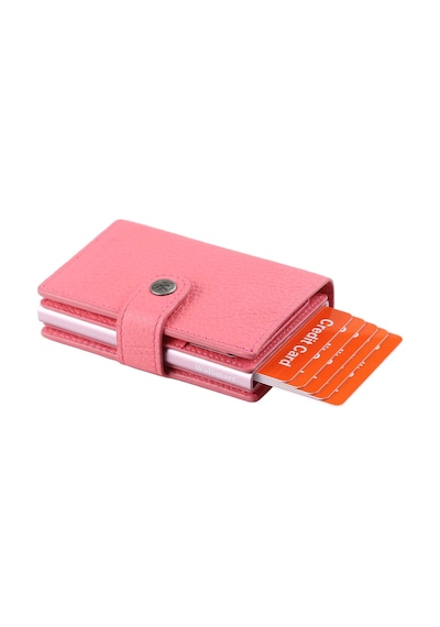 Walsmart Dual Floater Akıllı Mekanizmalı Deri Cüzdan Pembe