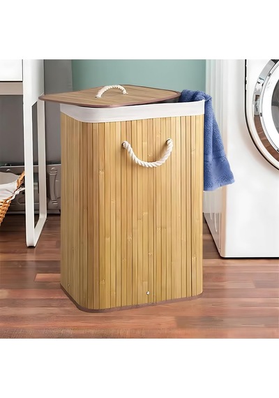 Jouis Çamaşır Sepeti Doğal Bambu Katlanabilir Kirlilik, Yıkanabilir Çıkarılabilir Astar Torbalı, Sele Görünümlü Şık Ve Dayanıklı Çamaşır Sepeti, Kapaklı Ve Ergonomik Tasarım Çok Renkli Jouis Çamaşır Sepeti Doğal Bambu Katlanabilir Kirlilik, Yıkanabilir Çıkarılabilir Astar Torbalı, Sele Görünümlü Şık Ve Dayanıklı Çamaşır Sepeti, Kapaklı Ve Ergonomik Tasarım Çok Renkli