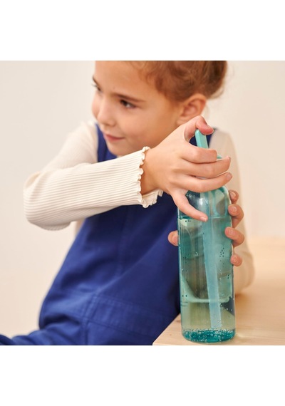 Mepal Pipetli Içecek Şişesi Campus Flip-up 500 Ml Mavi Çocukl Çok Renkli