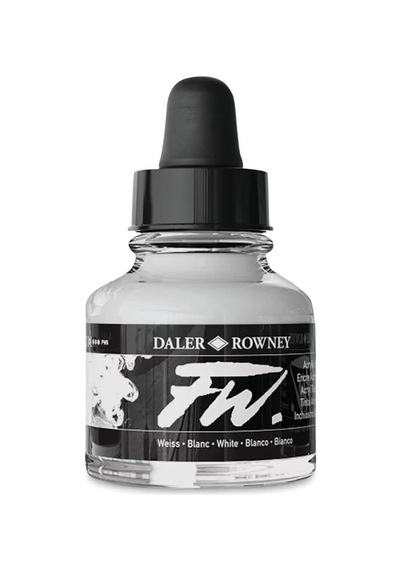 Daler Rowney Fw Ink Akrilik Mürekkep 29.5 Ml White 011 Diğer