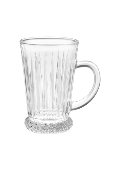 Madeleine 4'lü Çay Fincanı Seti - Şeffaf - 210 Ml Çok Renkli