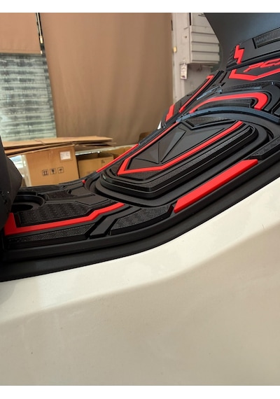 Honda Pcx 2025/2026 Kauçuk Depo Koruma Seti Kırmızı Siyah