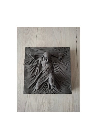 3d Baskı Yeniden Doğuş Duvar Paneli Avangard Dekoratif Kabartma Heykel