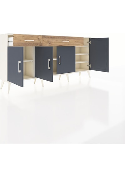 Arges Konsol 5 Raflı 2 Çekmeceli 4 Kapaklı 176x30x83 Aytaşı-antrasit/çam Antrasit/çam Arges Konsol 5 Raflı 2 Çekmeceli 4 Kapaklı 176x30x83 Aytaşı-antrasit/çam Antrasit/çam