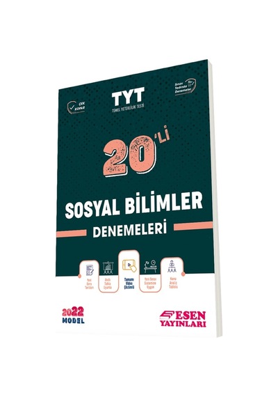 2022 TYT Sosyal Bilimleri 20'li Deneme -  Esen Yayıncılık