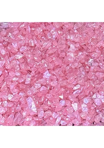 Tahtakale Toptancı Epoksi Mum Dekoratif 2-4 Mm Arlığında Gerçek Cam Kırığı 50 Gr Pembe