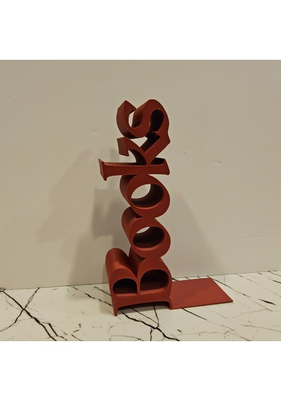 Kitap Tutucu Books Yazılı 3d - Kırmızı-