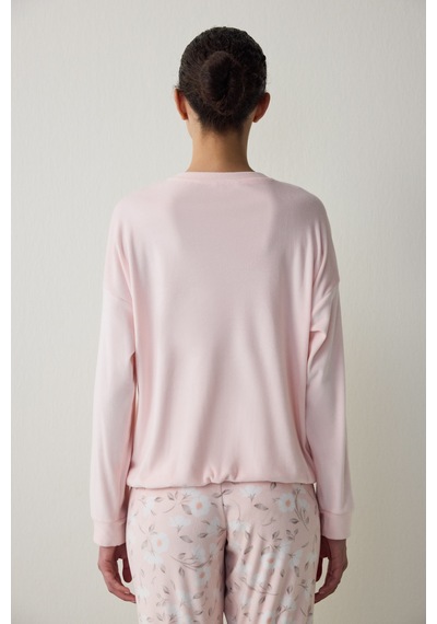 Penti Açık Pembe Ellie Termal Etkili Pijama Üstü Pn44