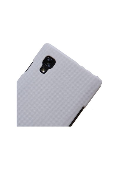 Nillkin Optimus L9 İle Uyumlu Sert Kauçuk Kılıf Beyaz