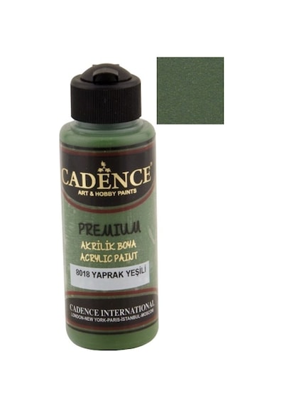 Cadence Premium Akrilik Boya 120Ml 8018 Yaprak Yeşili
