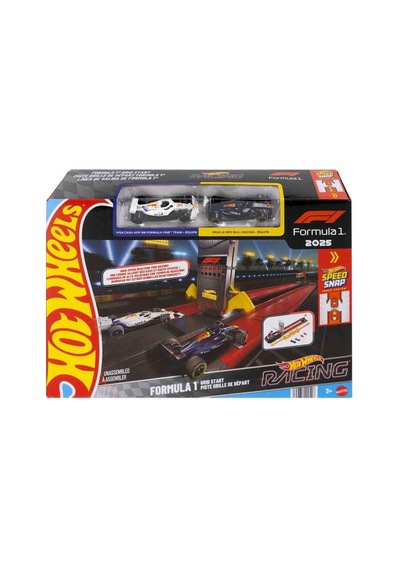 Hot Wheels F1 Hızlı Başlangıç Pisti Yenilenen Arabalar Jnn35