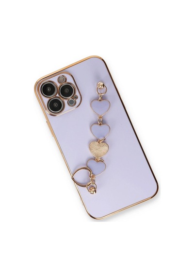 Apple İphone 14 Pro Kılıf Esila Silikon - Lila Çok Renkli