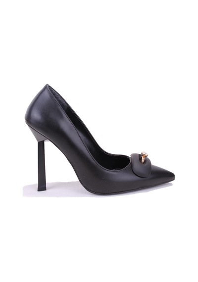 Dagoster Dza07-1170600 Siyah Stiletto Topuklu Kadın Ayakkabı 001